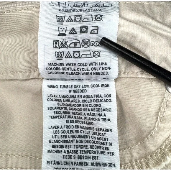 Guess Los Angeles Womens Cream Slim Fit Stretch Pants Off White Size 29 - Picture 7 of 11